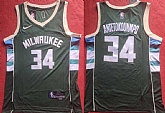 Bucks 34 Giannis Antetokounmpo Green Nike Diamond 75th Anniversary City Edition Swingman Jersey,baseball caps,new era cap wholesale,wholesale hats